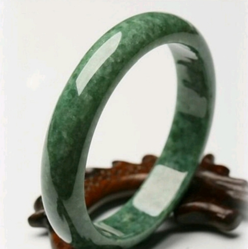Authentic Natural Pure Jade Green Bangle Bracelet